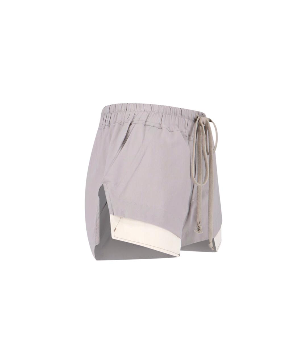 RICK OWENS Белые ацетатные шорты, фото 3