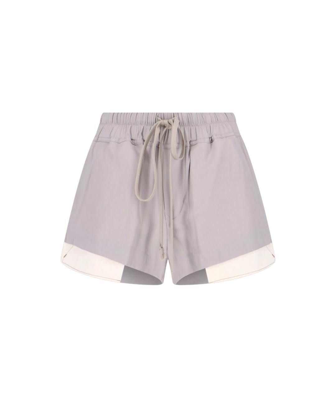 RICK OWENS Белые ацетатные шорты, фото 1