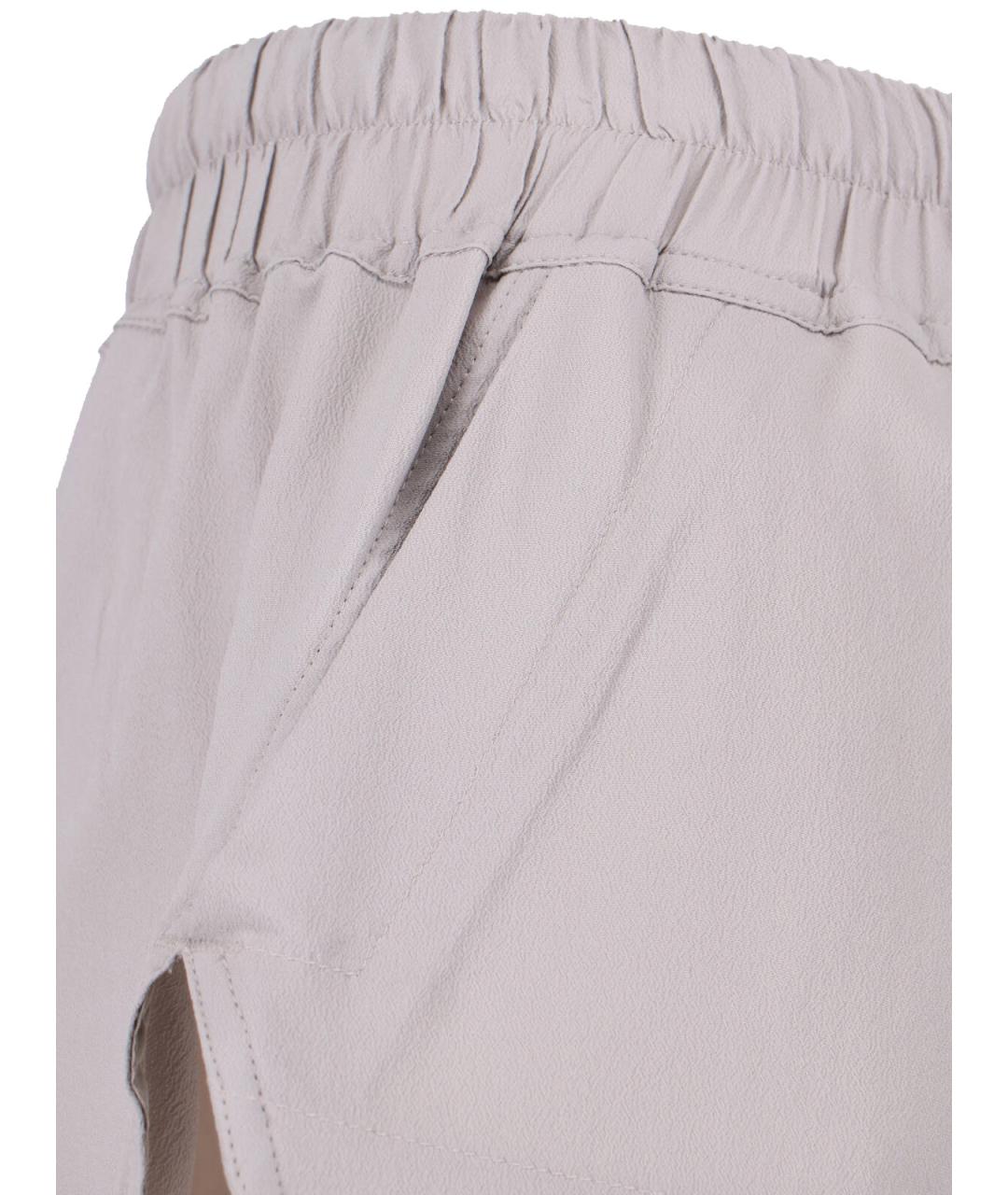 RICK OWENS Белые ацетатные шорты, фото 4