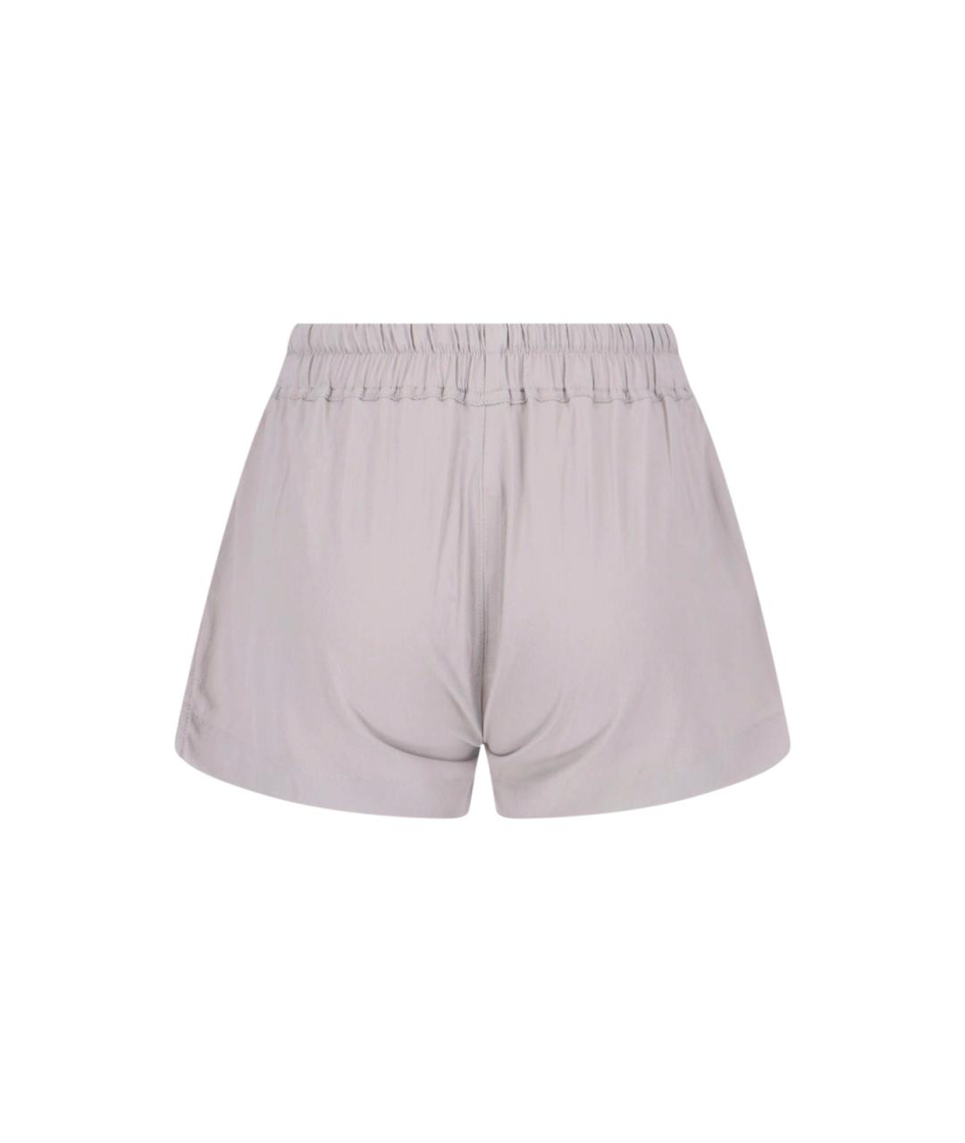 RICK OWENS Белые ацетатные шорты, фото 2