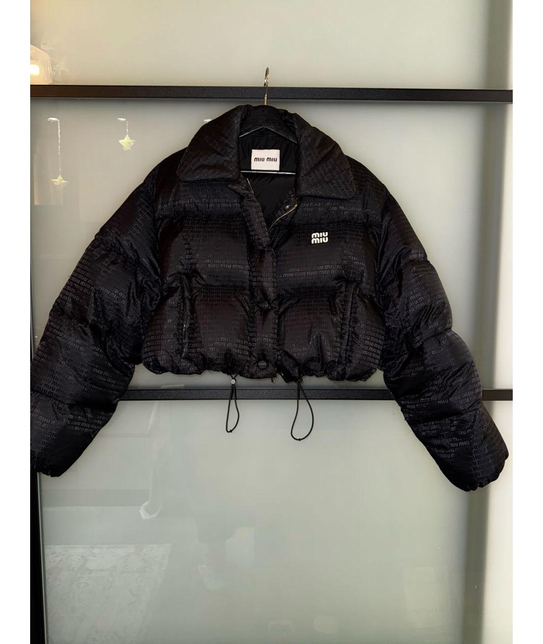 MIU MIU Черный пуховик, фото 9