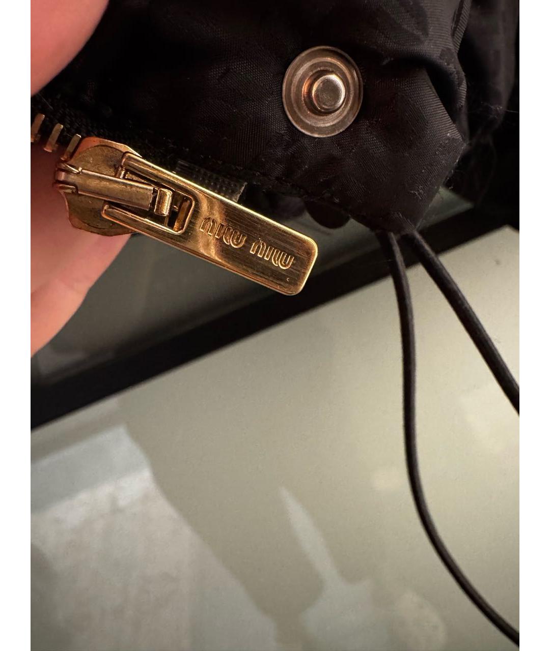 MIU MIU Черный пуховик, фото 8