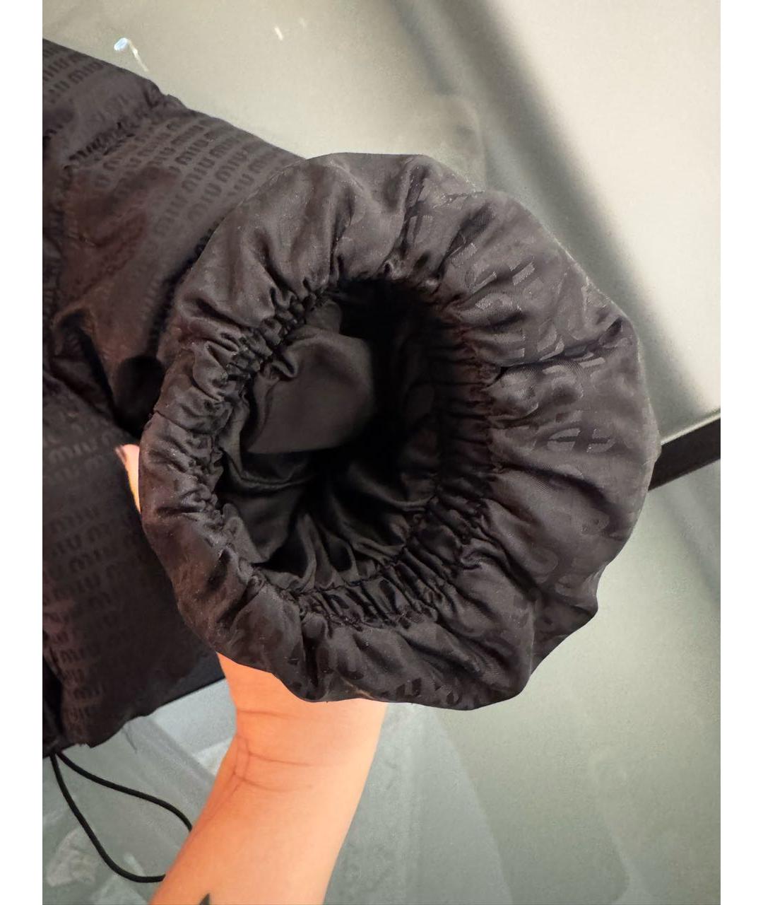 MIU MIU Черный пуховик, фото 6