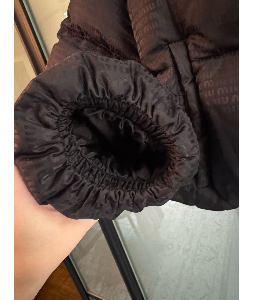 MIU MIU Черный пуховик, фото 5