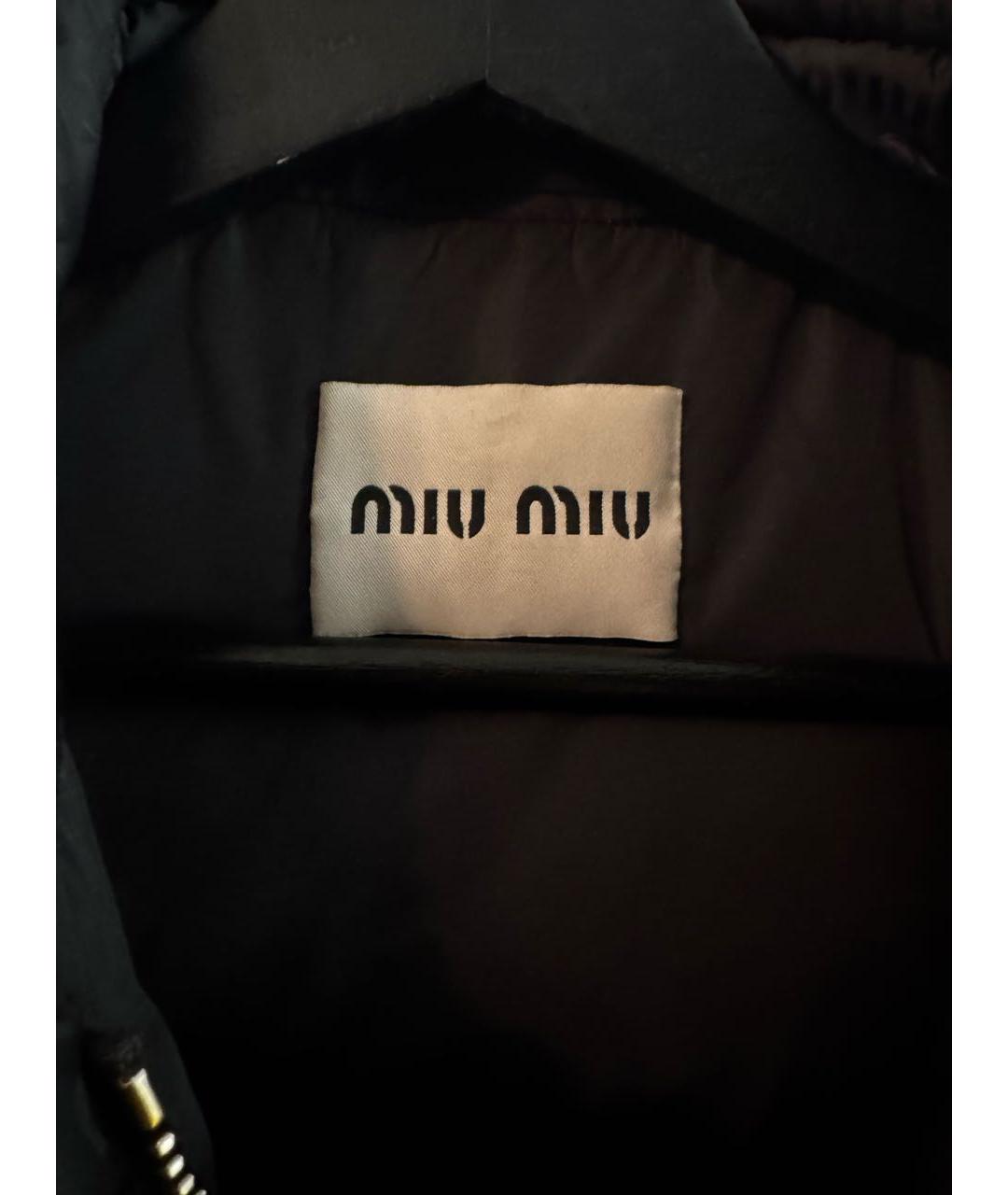 MIU MIU Черный пуховик, фото 3