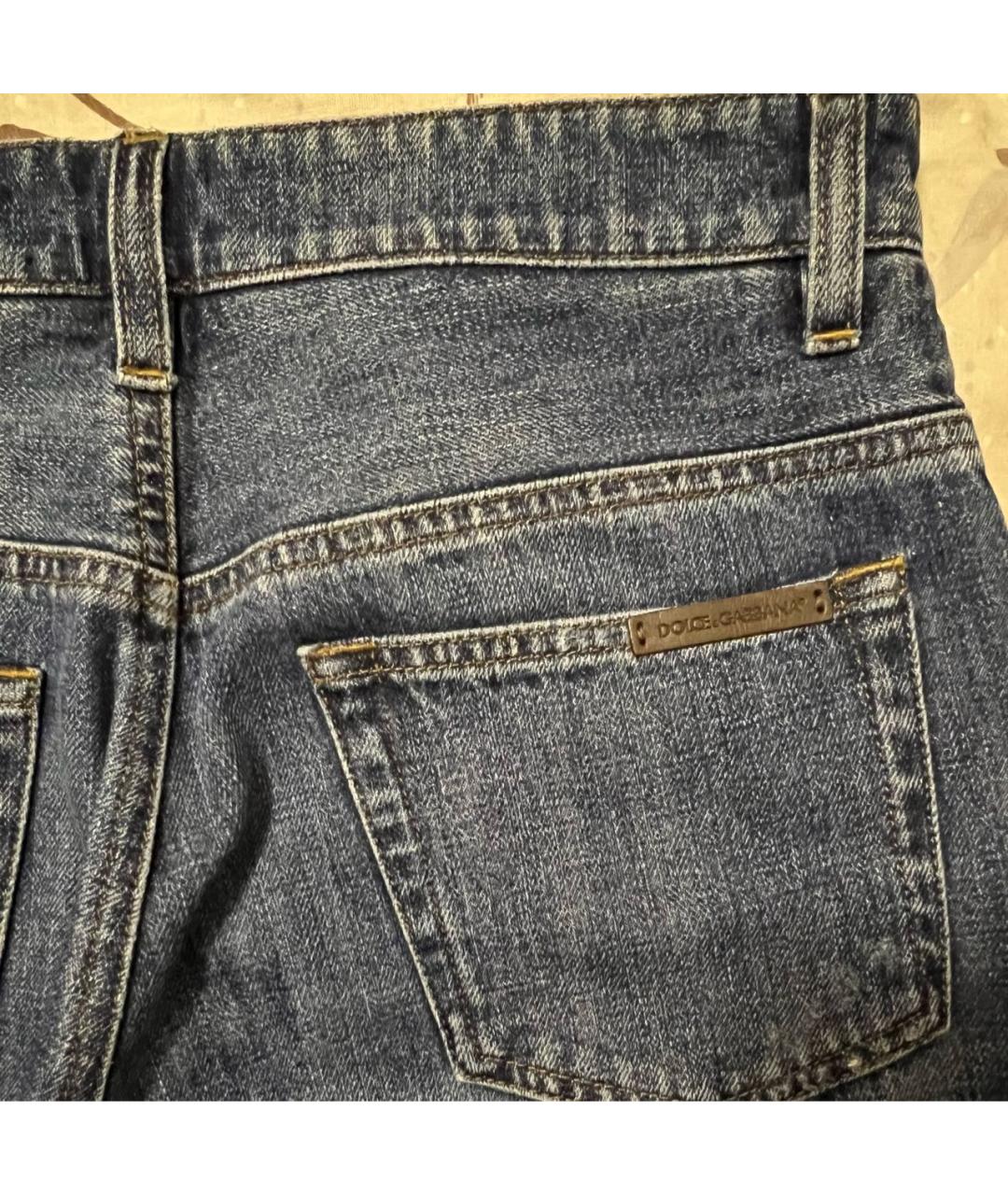 DOLCE&GABBANA Синие деним детские джинсы, фото 4