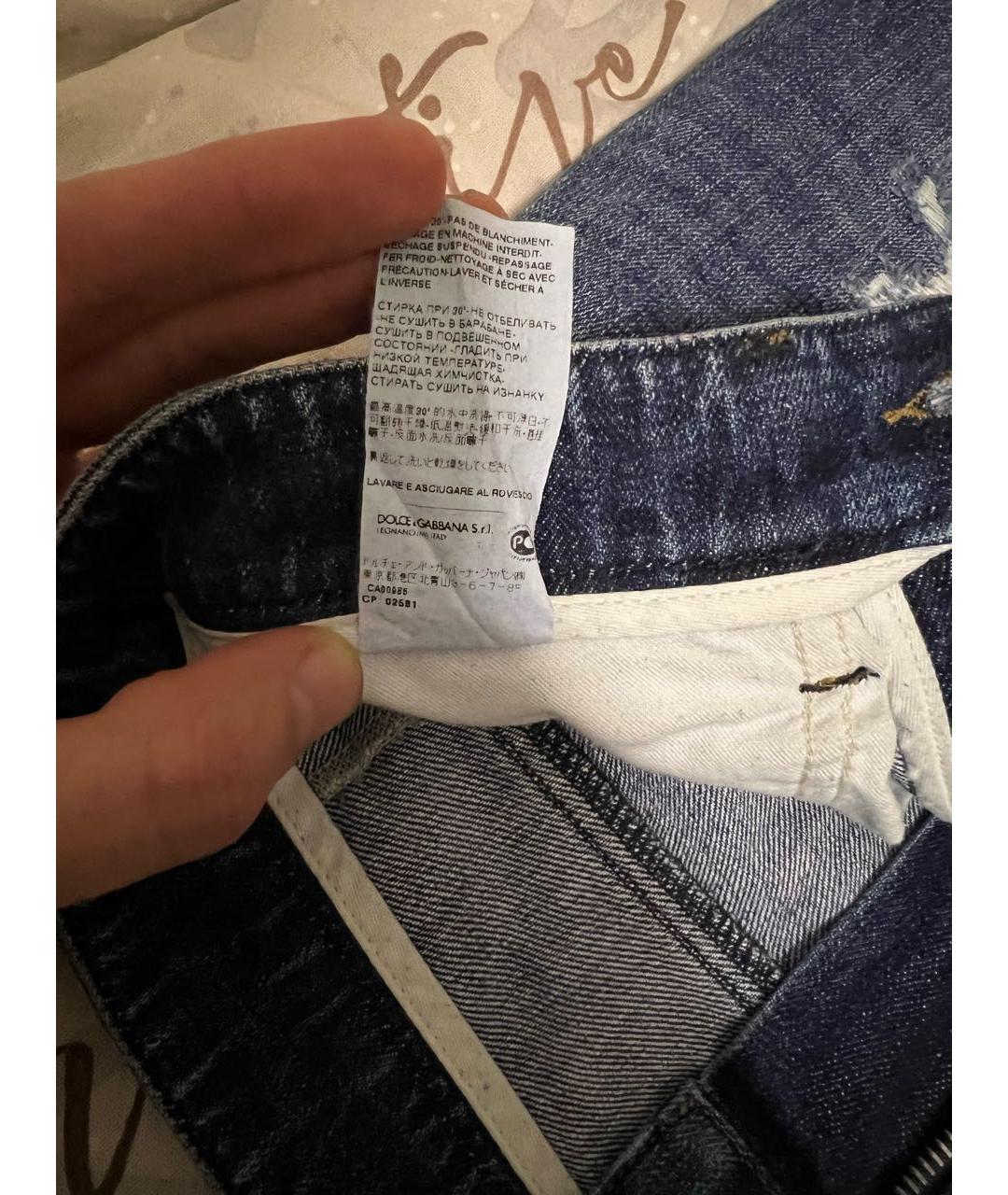 DOLCE&GABBANA Синие деним детские джинсы, фото 6