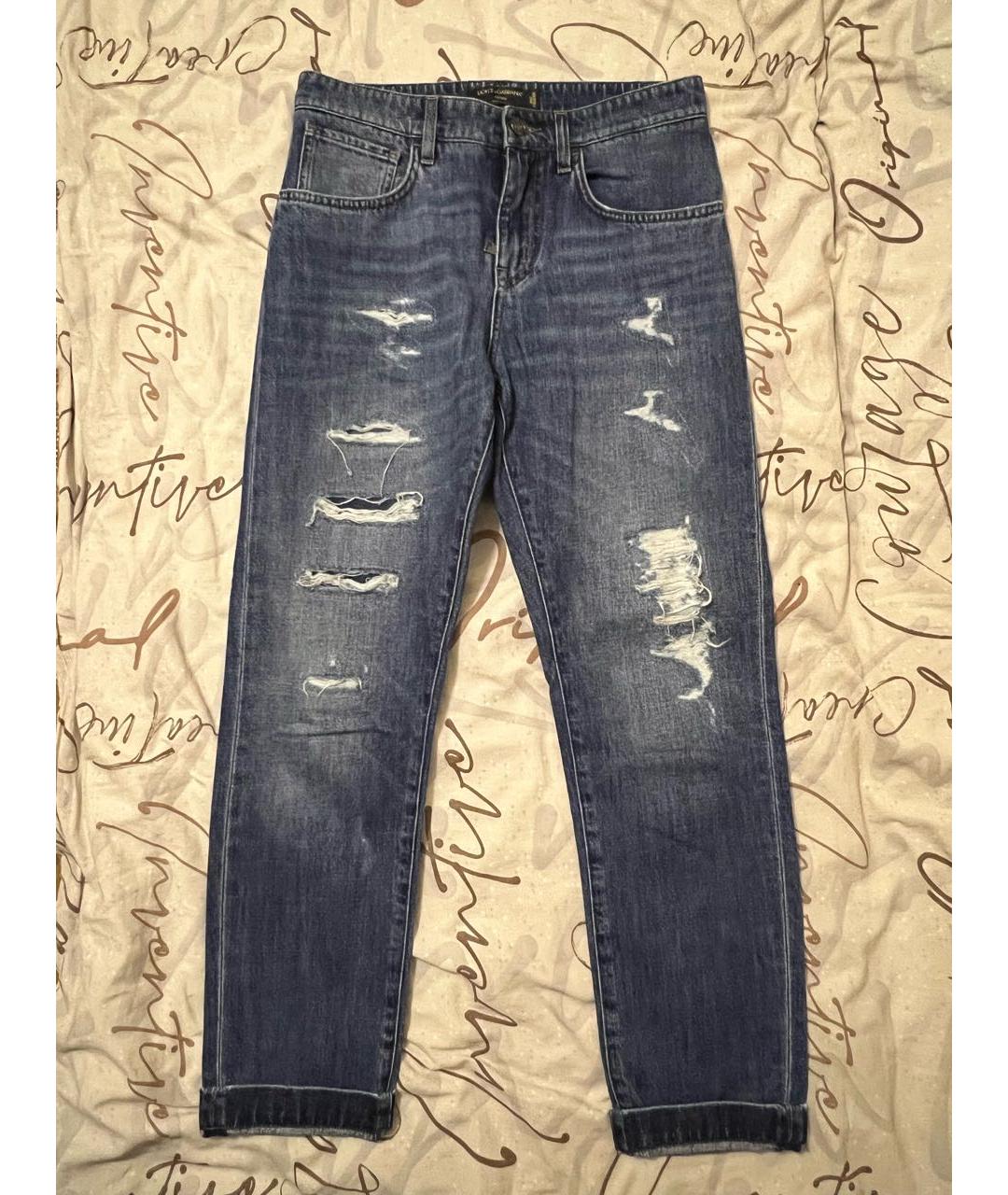 DOLCE&GABBANA Синие деним детские джинсы, фото 7