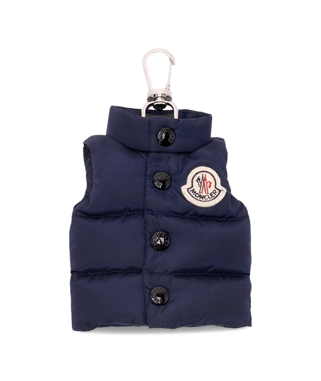MONCLER Синий брелок, фото 1