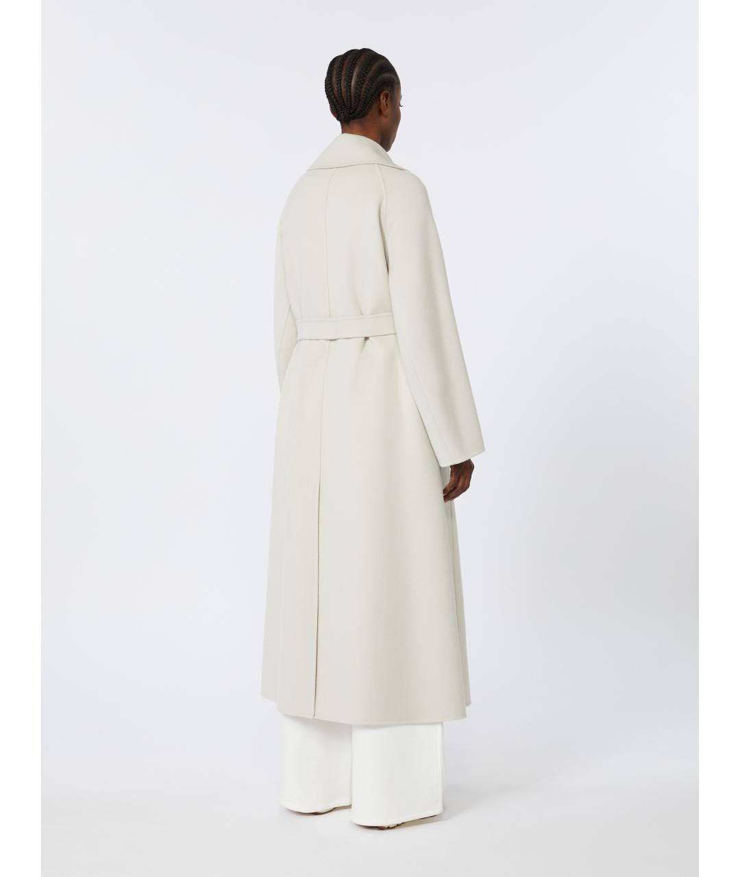 'S MAX MARA Серое шерстяное пальто, фото 4