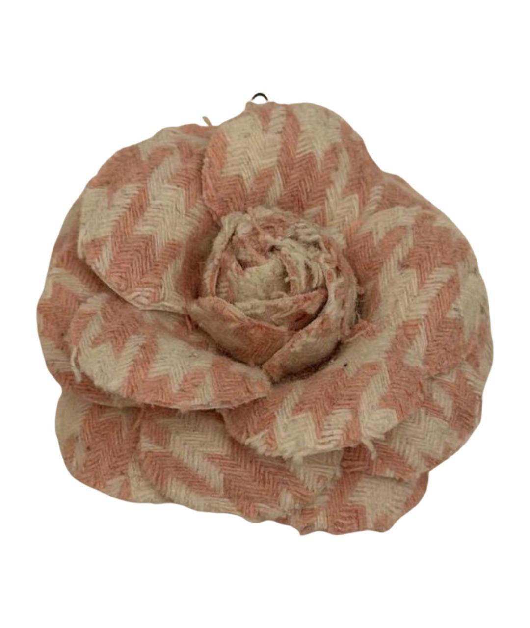 CHANEL Розовая булавка / брошь, фото 1