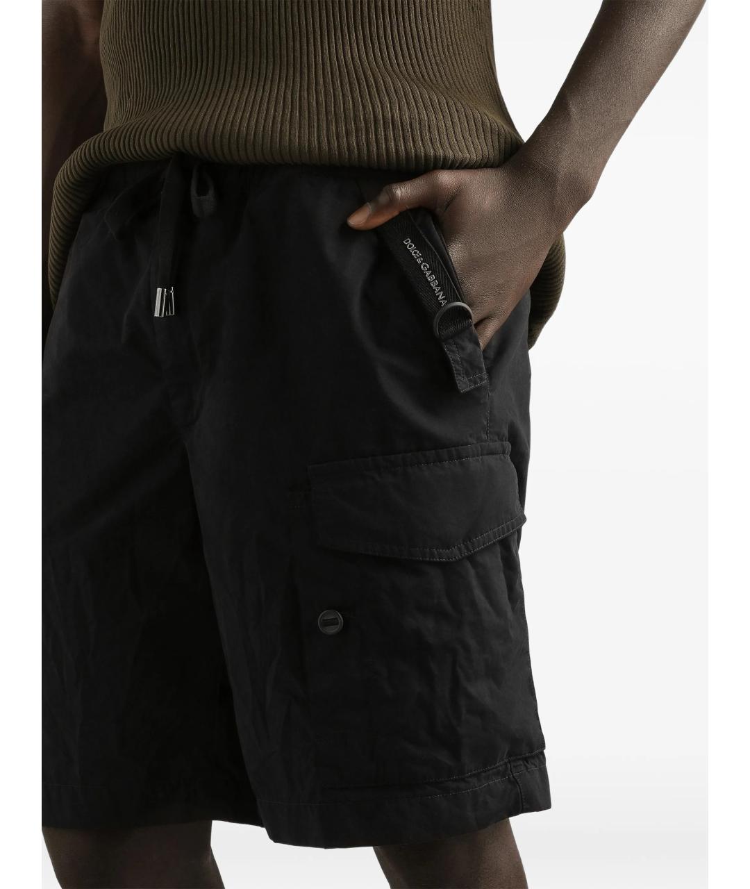 DOLCE&GABBANA Черные шорты, фото 5
