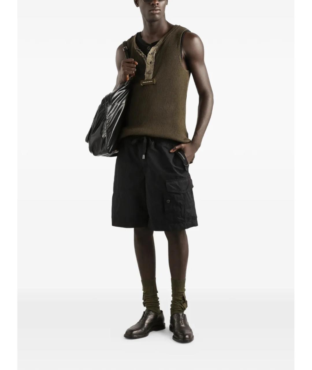 DOLCE&GABBANA Черные шорты, фото 2