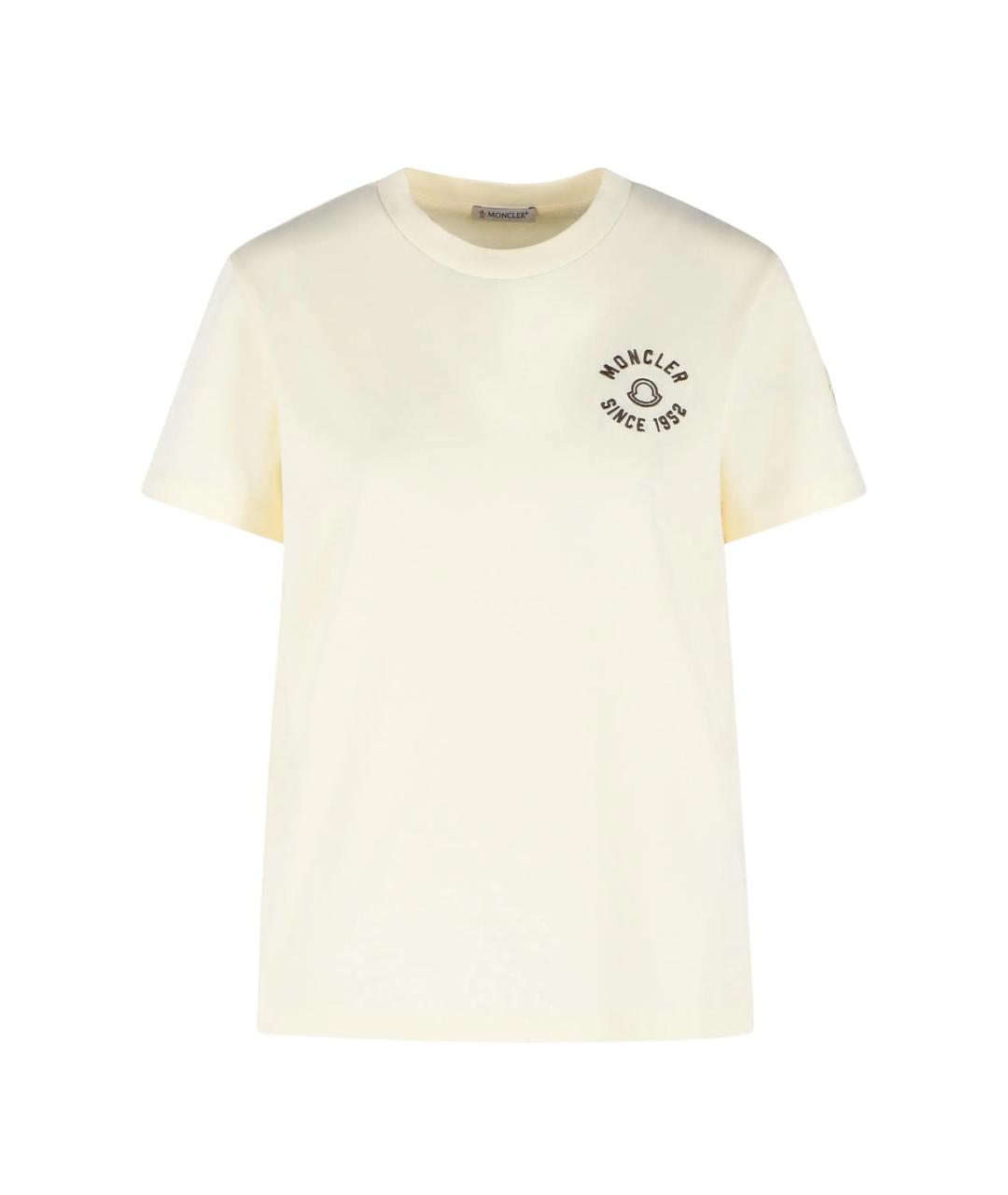 MONCLER Хлопковая футболка, фото 1