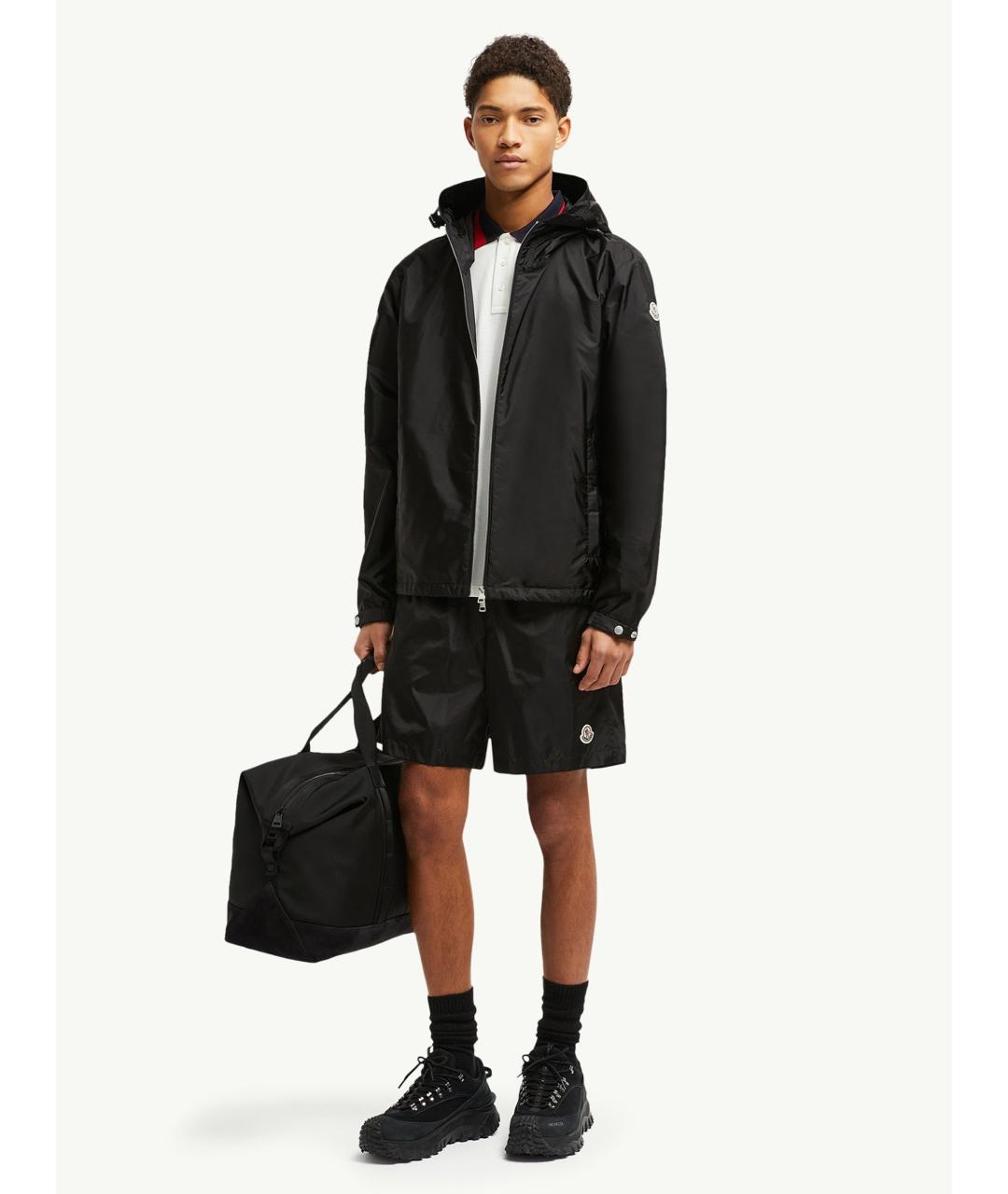 MONCLER Черные полиамидовые плавки, фото 2