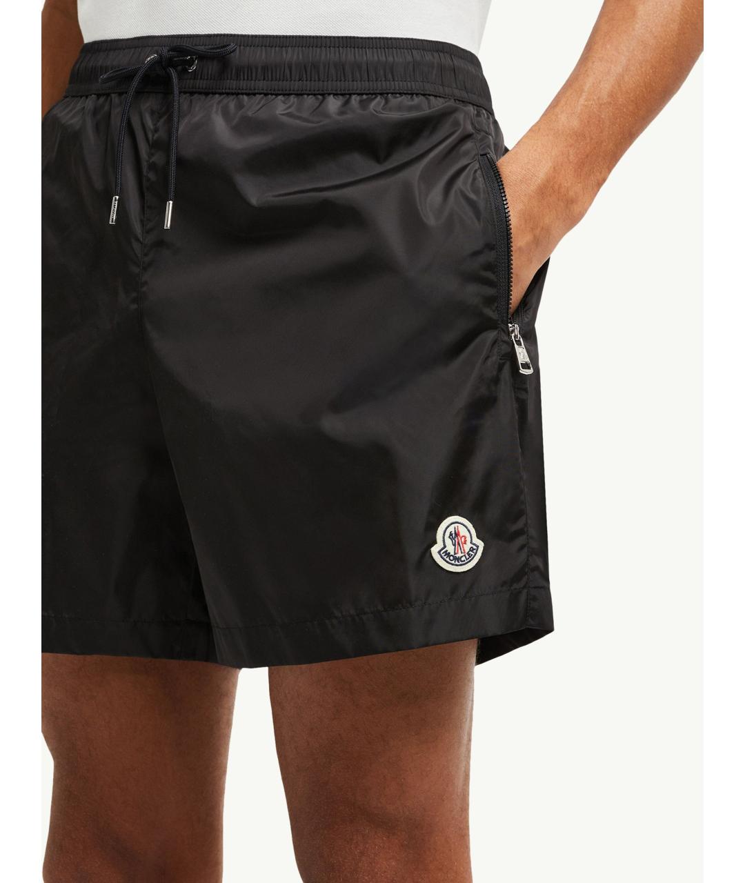 MONCLER Черные полиамидовые плавки, фото 6