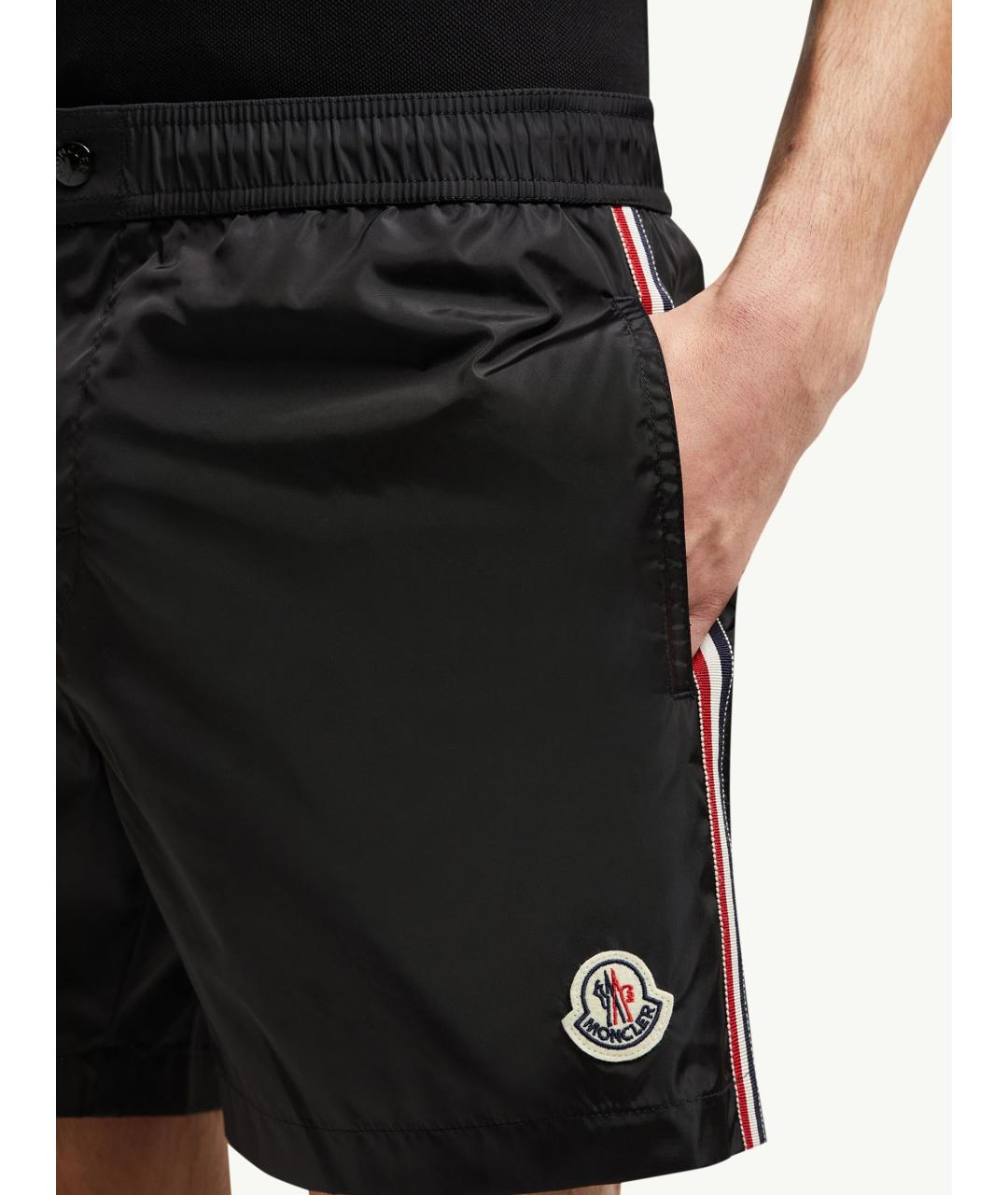 MONCLER Черные полиамидовые плавки, фото 3