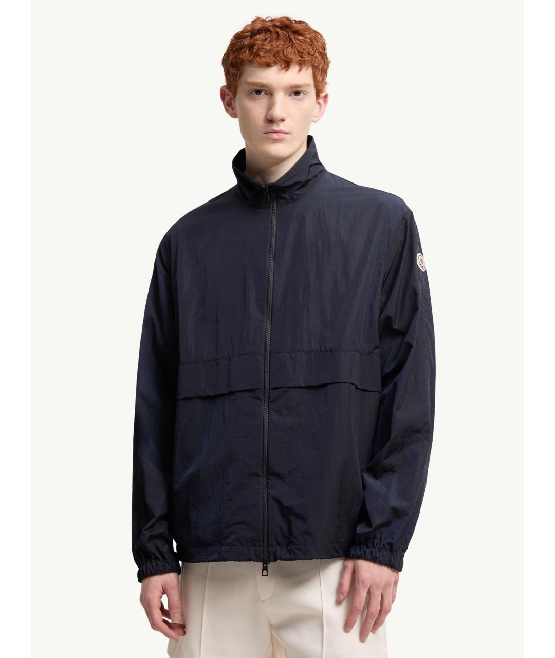 MONCLER Синяя полиамидовая куртка, фото 3