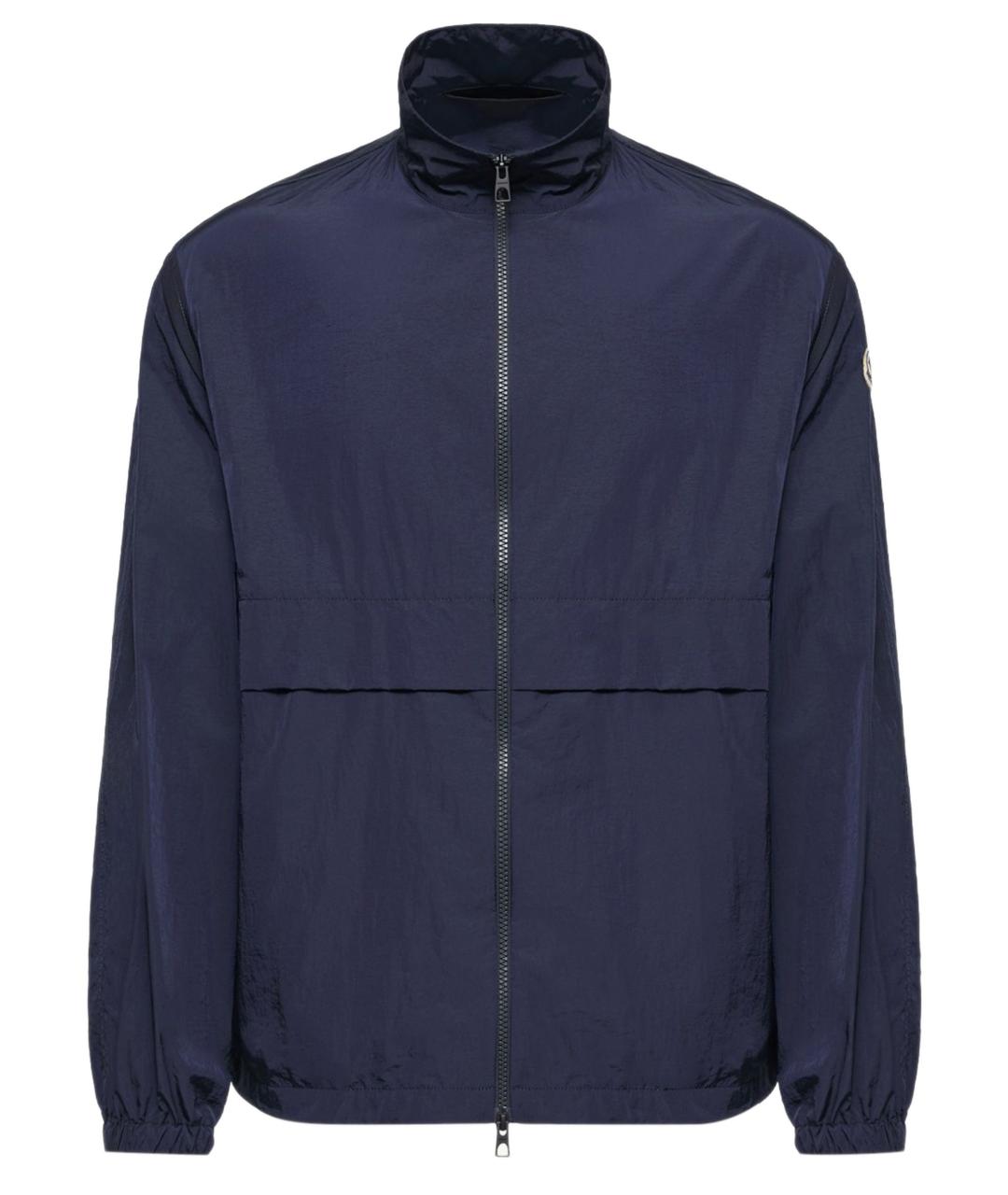 MONCLER Синяя полиамидовая куртка, фото 1