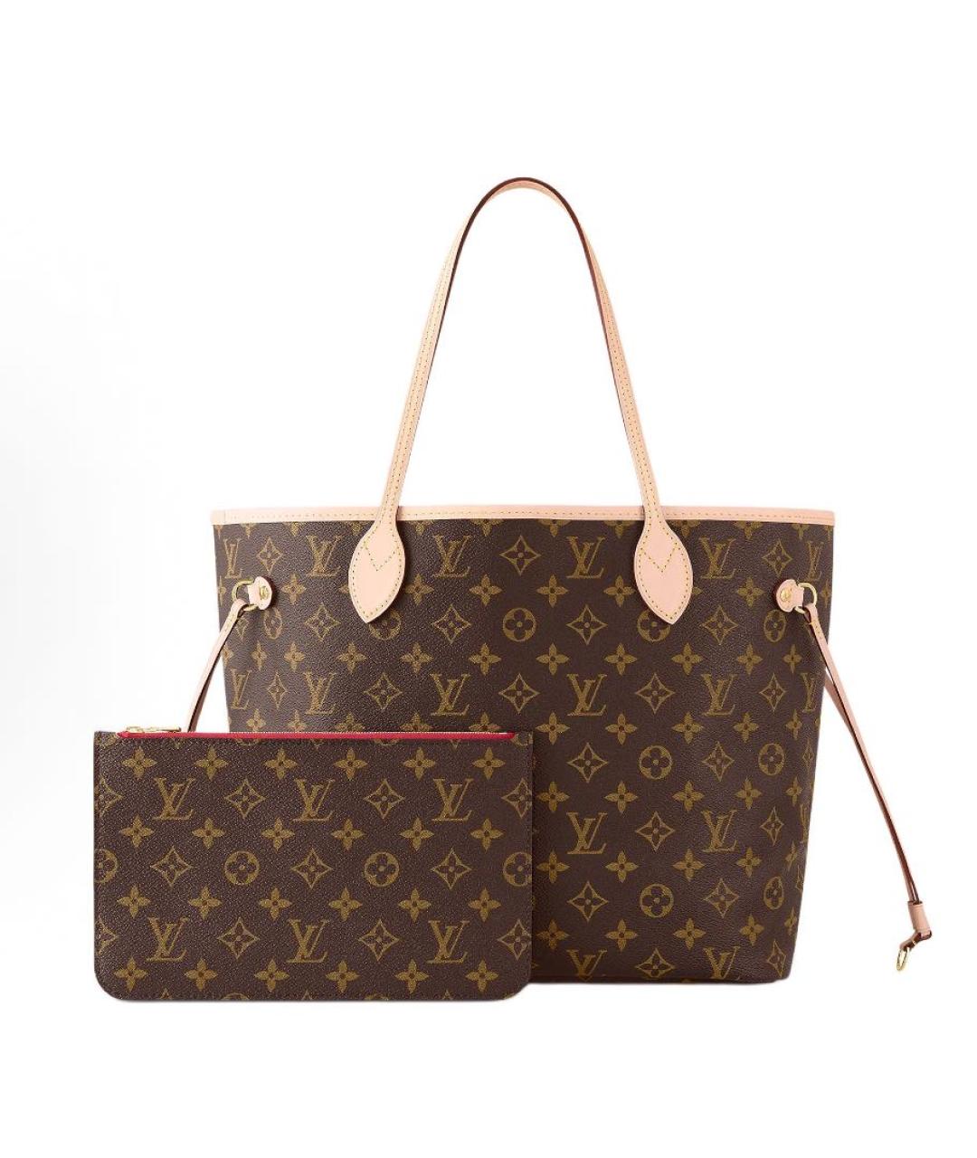 LOUIS VUITTON Коричневая сумка тоут, фото 6