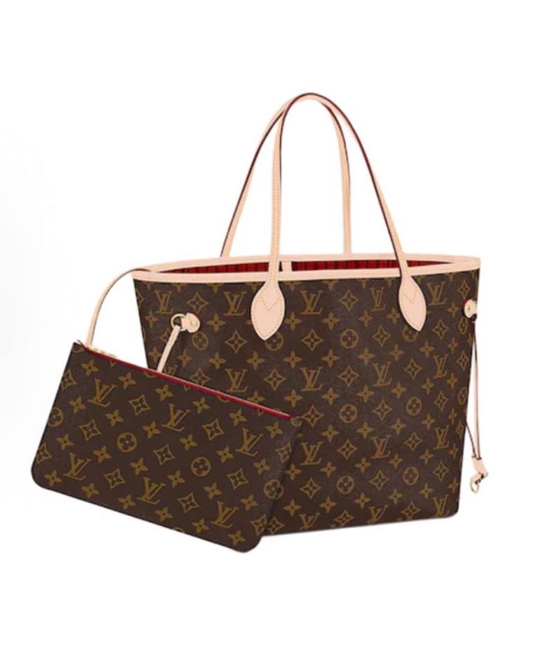 LOUIS VUITTON Коричневая сумка тоут, фото 2