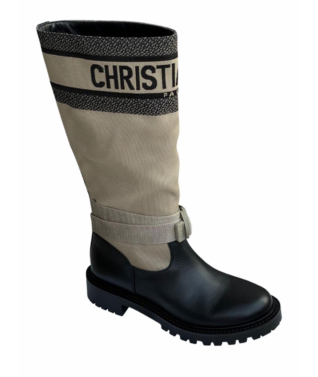 CHRISTIAN DIOR Мульти сапоги, фото 1