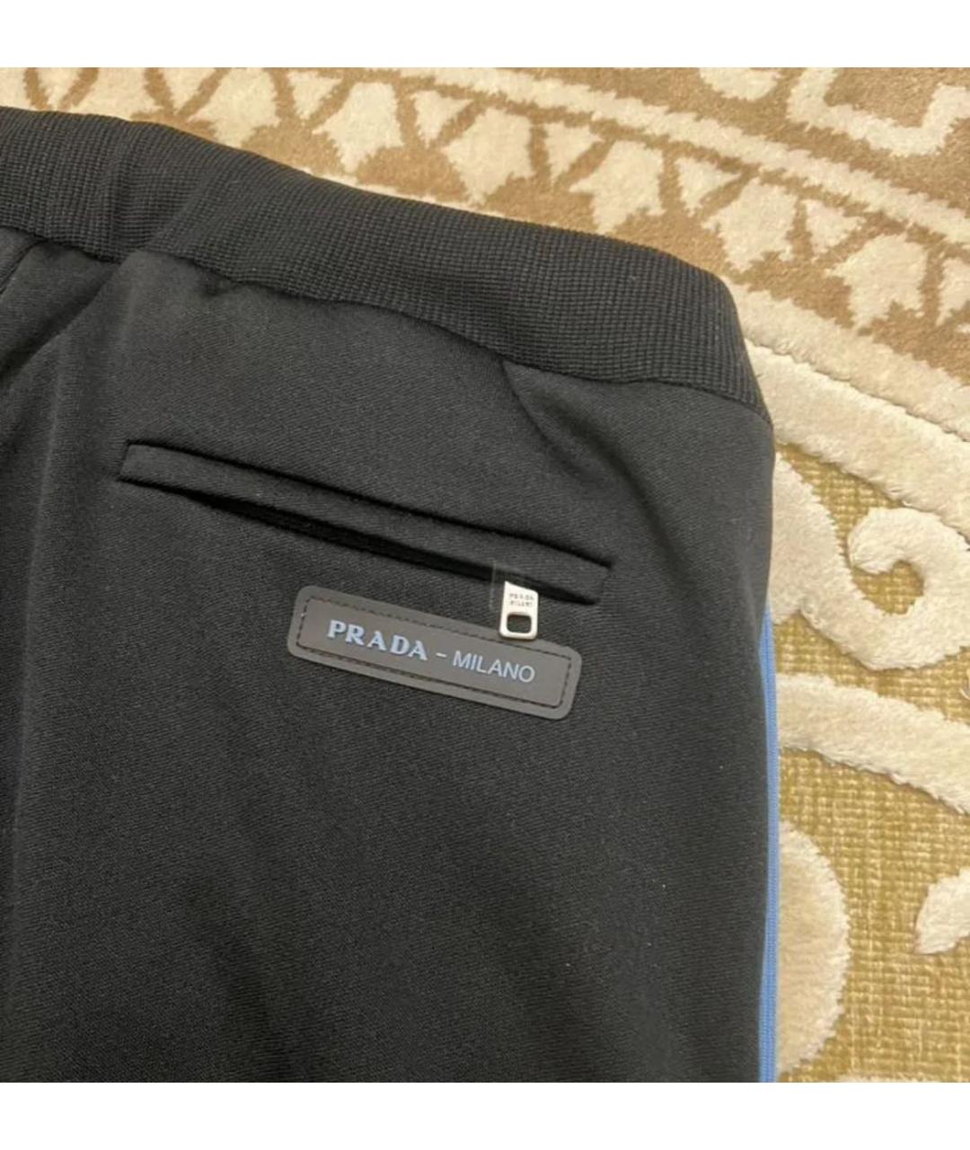 PRADA Черные спортивные брюки и шорты, фото 7