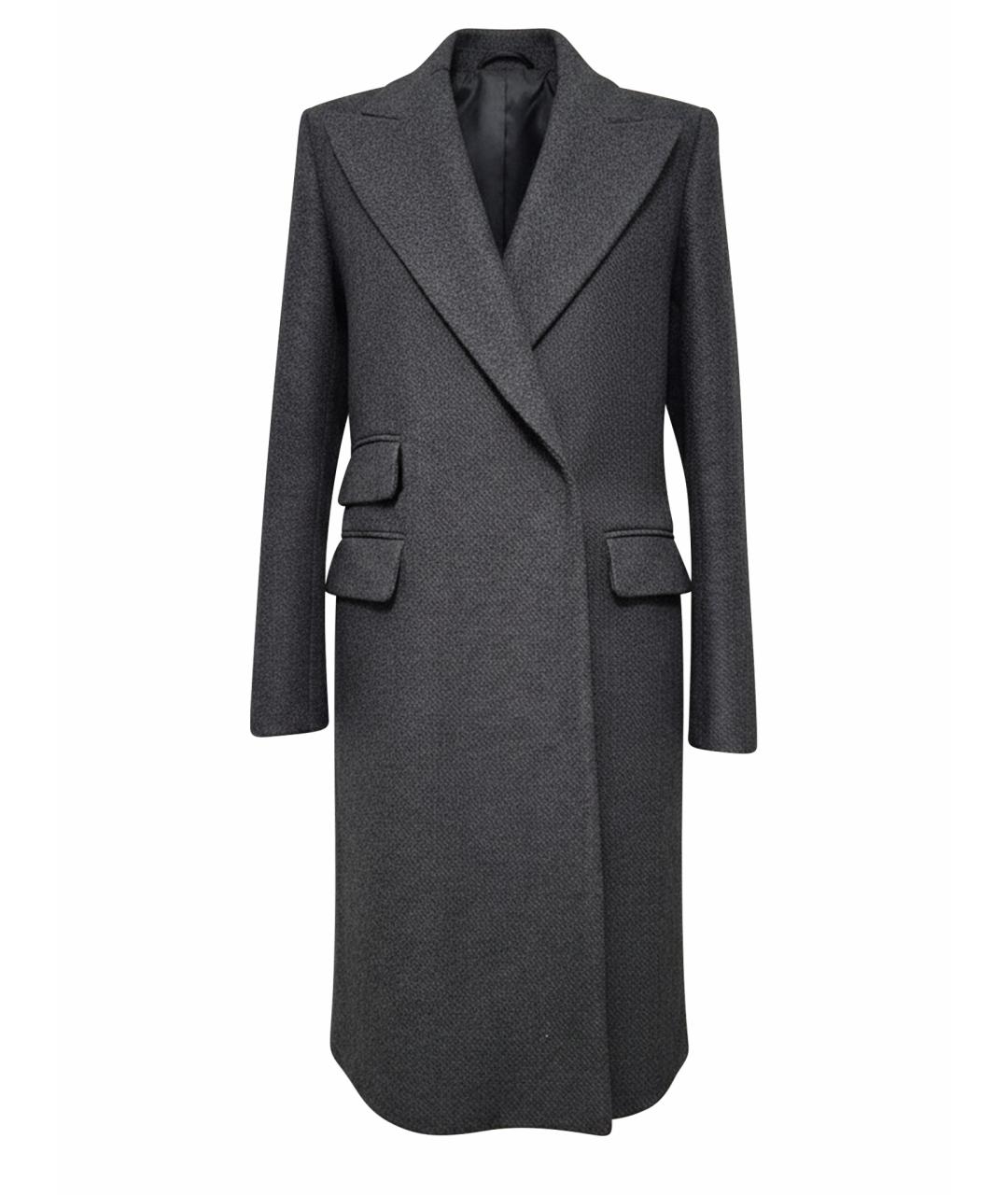 STELLA MCCARTNEY Антрацитовое шерстяное пальто, фото 1