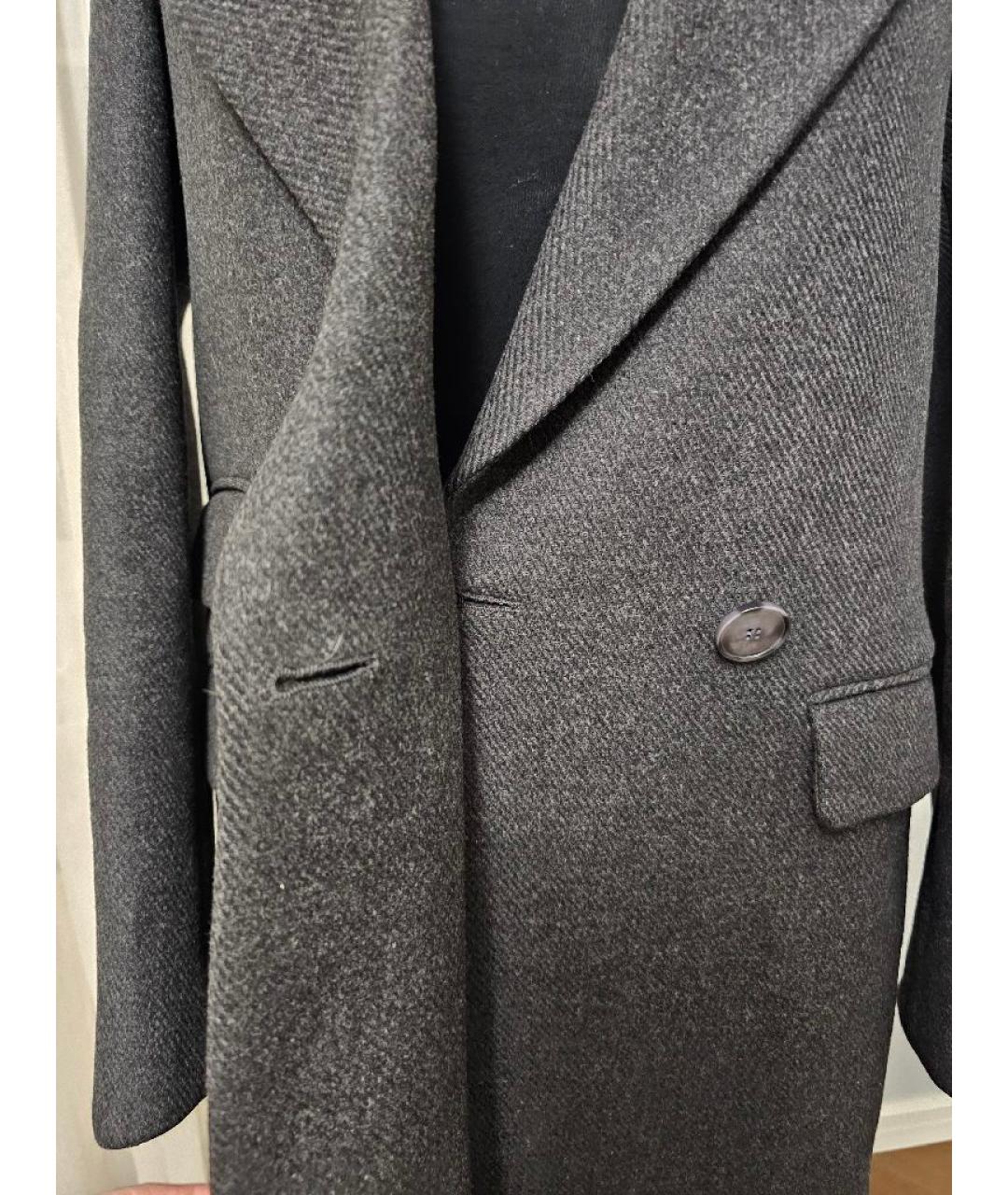 STELLA MCCARTNEY Антрацитовое шерстяное пальто, фото 9