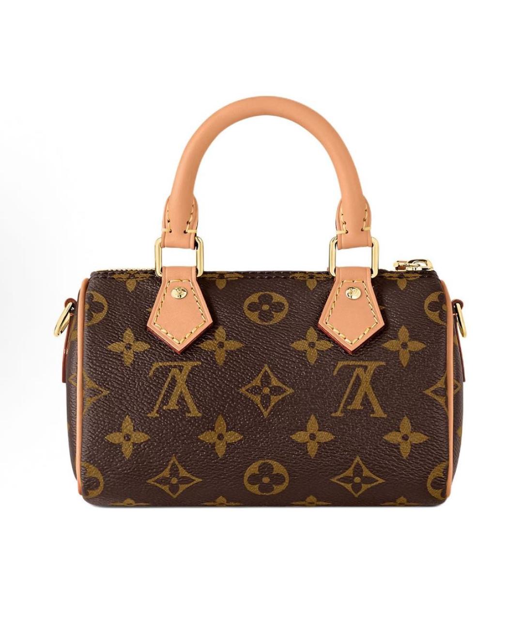 LOUIS VUITTON Коричневая сумка с короткими ручками, фото 3