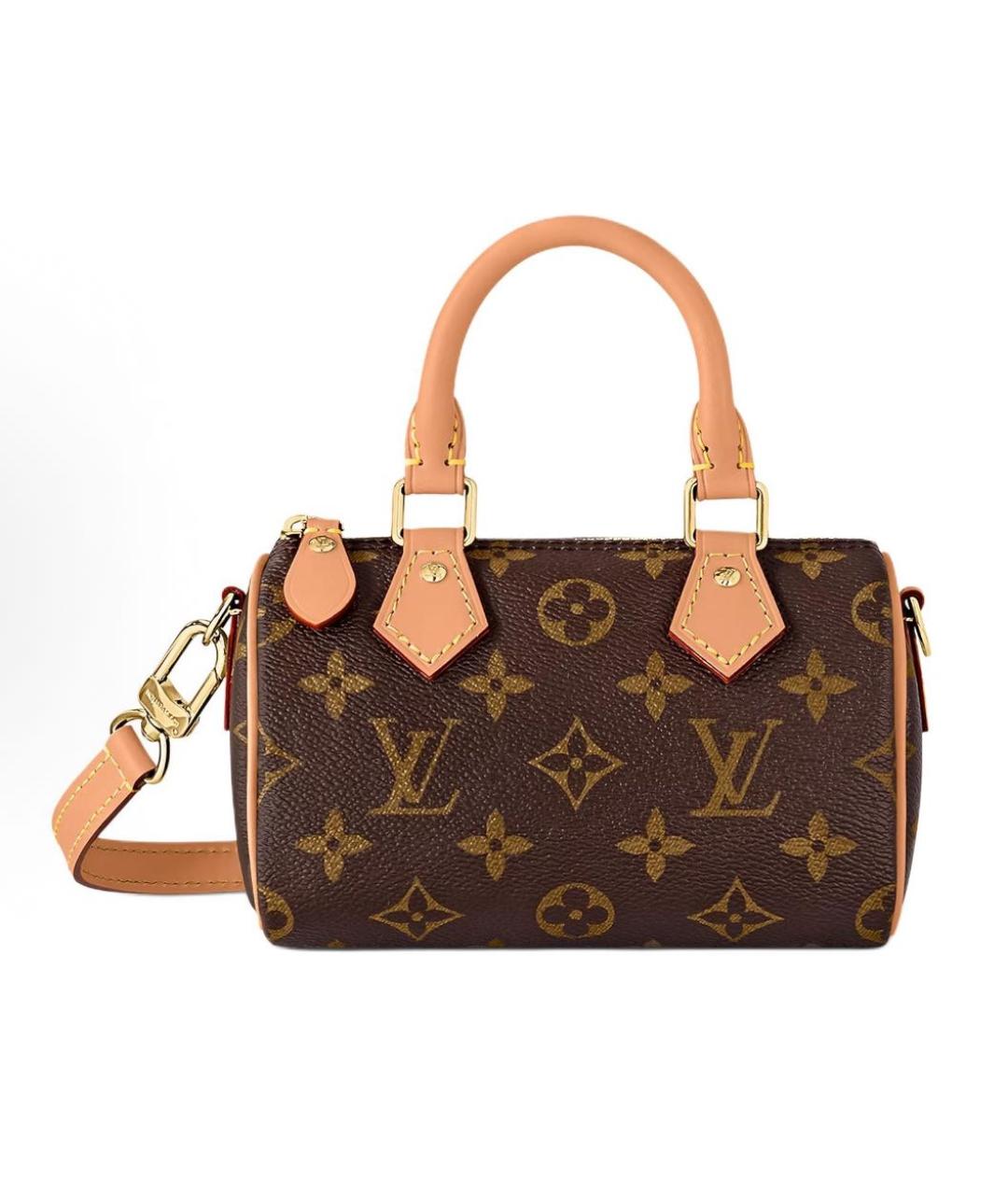 LOUIS VUITTON Коричневая сумка с короткими ручками, фото 6