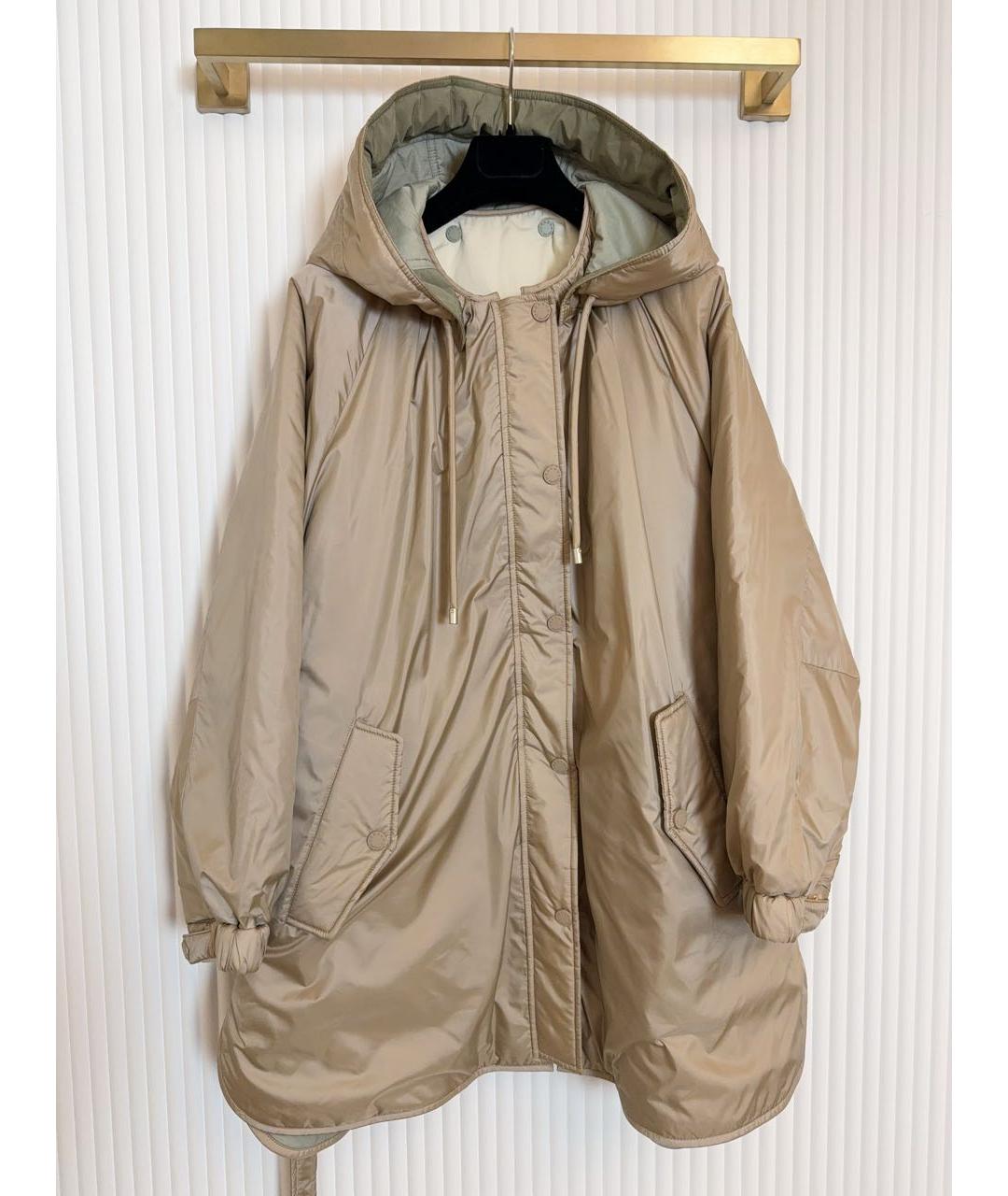 WEEKEND MAX MARA Бежевая кашемировая куртка, фото 9