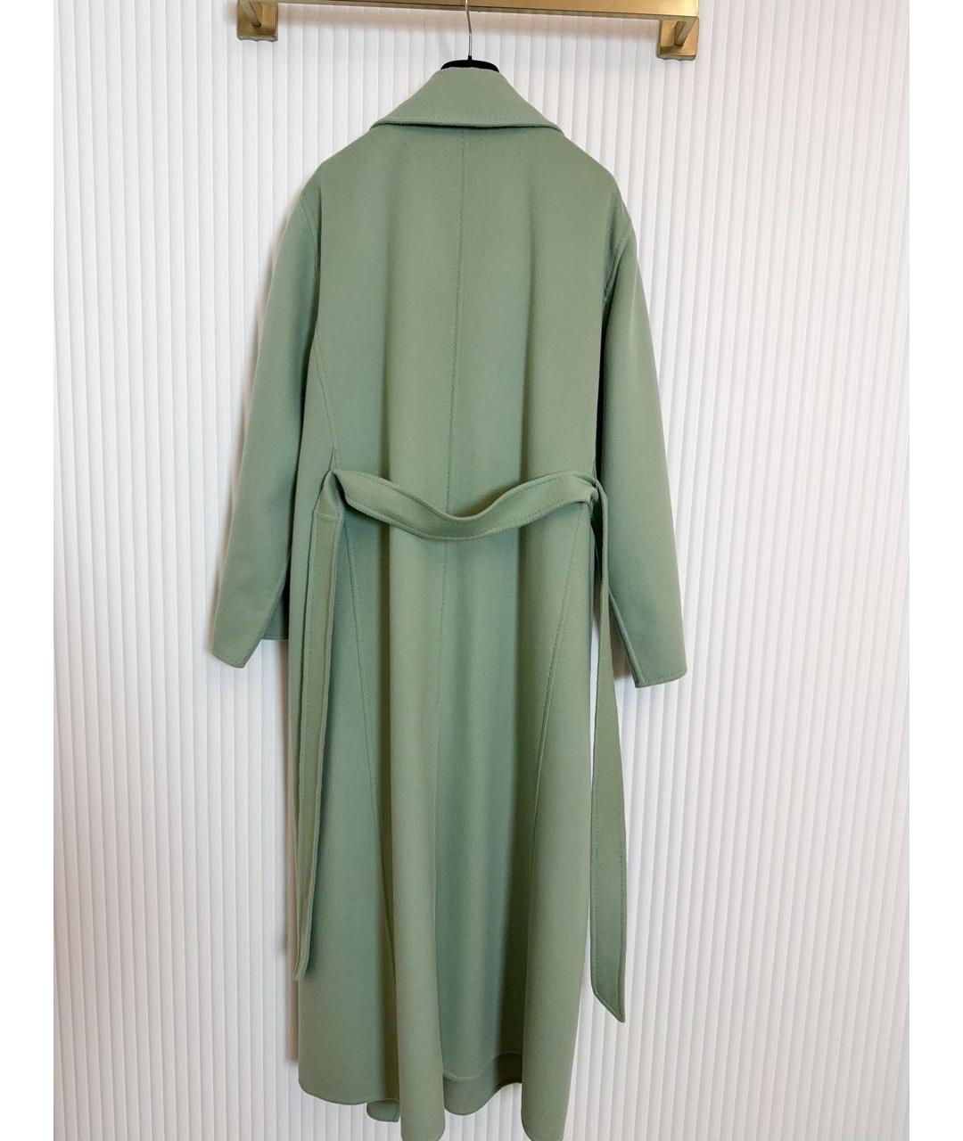 MAX MARA Зеленые кашемировое пальто, фото 3