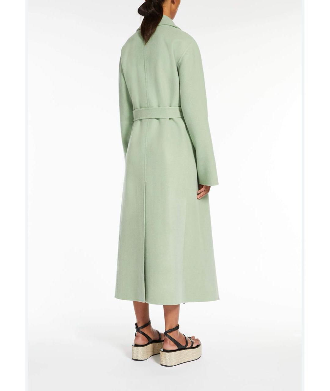 MAX MARA Зеленые кашемировое пальто, фото 8
