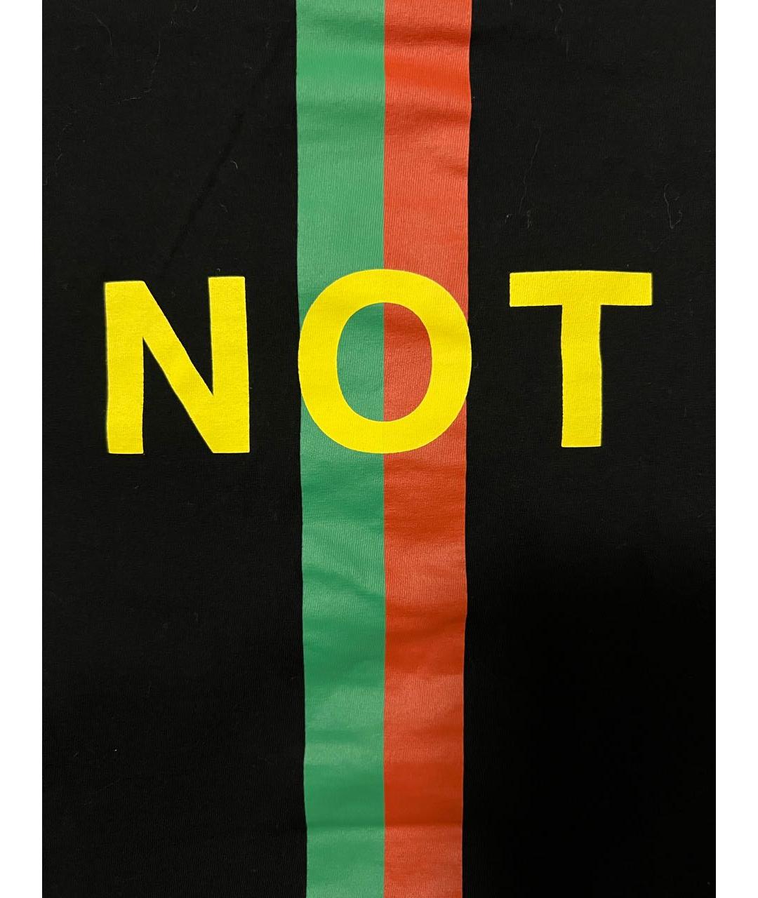 GUCCI Черная хлопковая детская футболка, фото 4