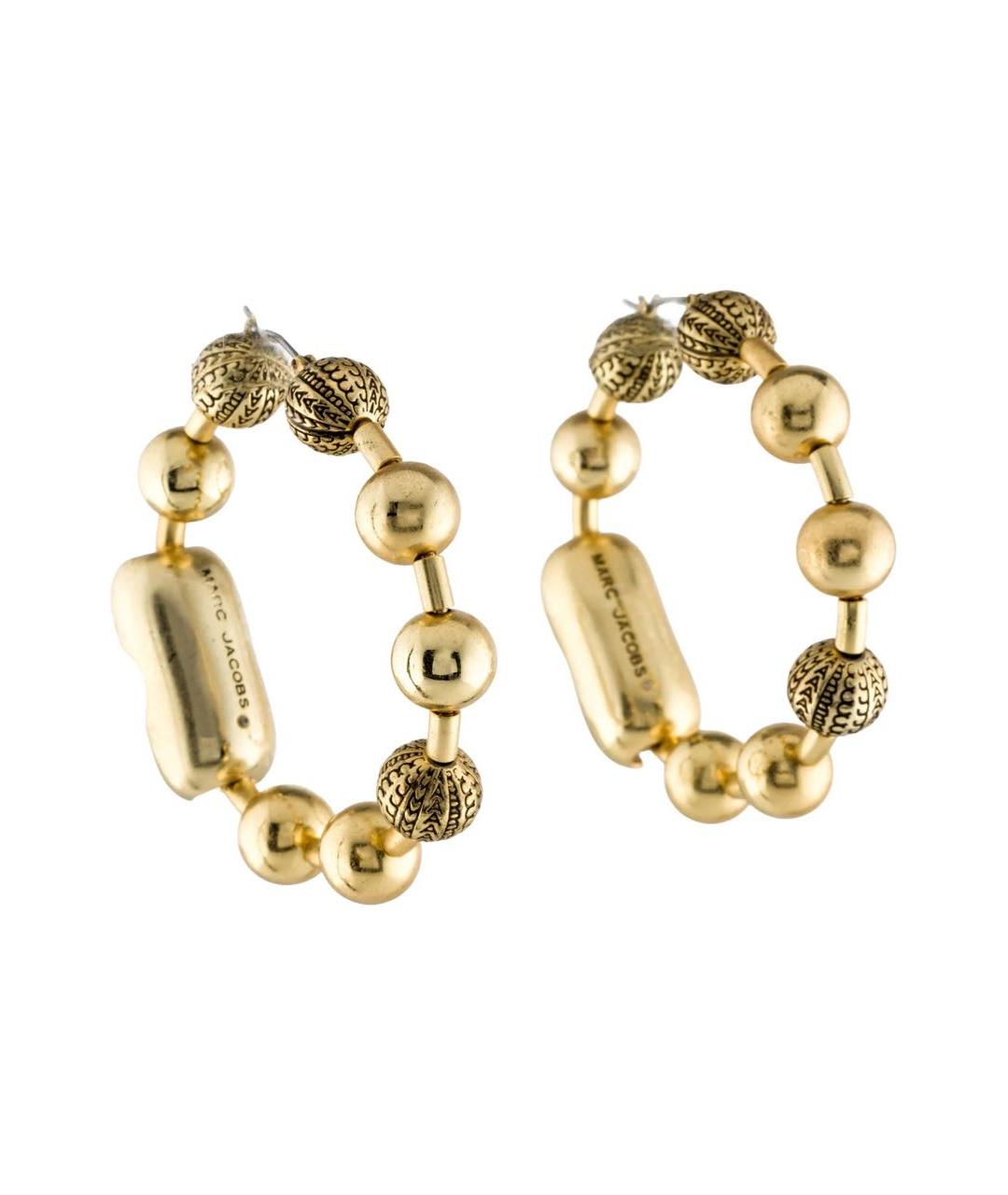 MARC JACOBS Золотые латунные серьги, фото 9