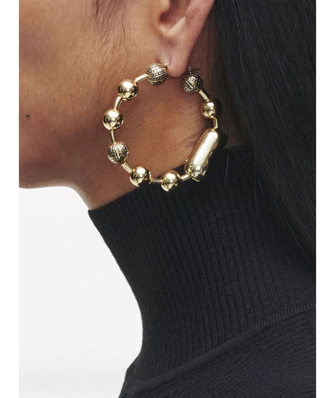 MARC JACOBS Золотые латунные серьги, фото 4