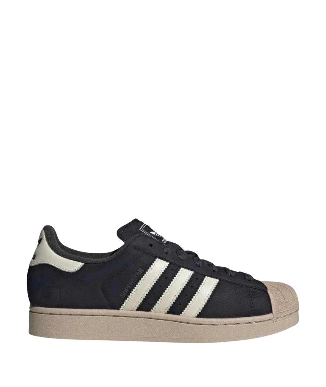 ADIDAS Черные замшевые кроссовки, фото 1