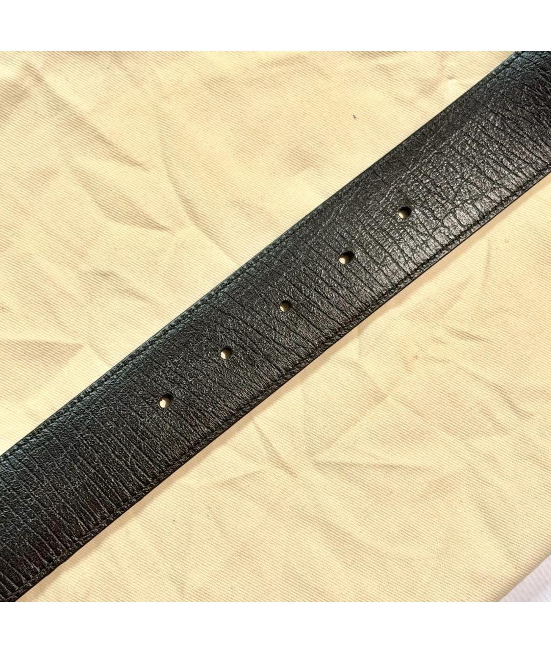 GUCCI Бежевый кожаный ремень, фото 4