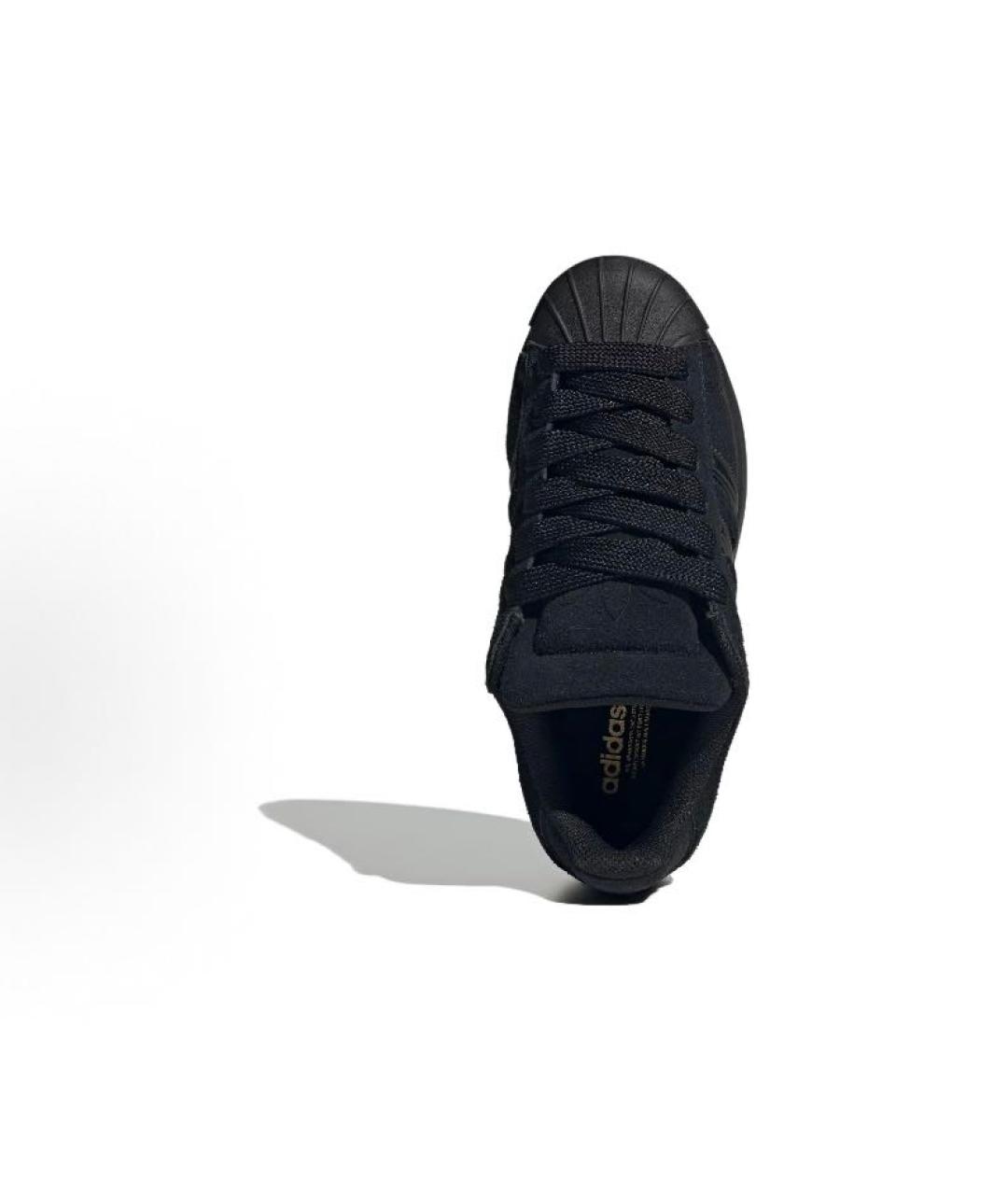 ADIDAS Черные замшевые кроссовки, фото 3