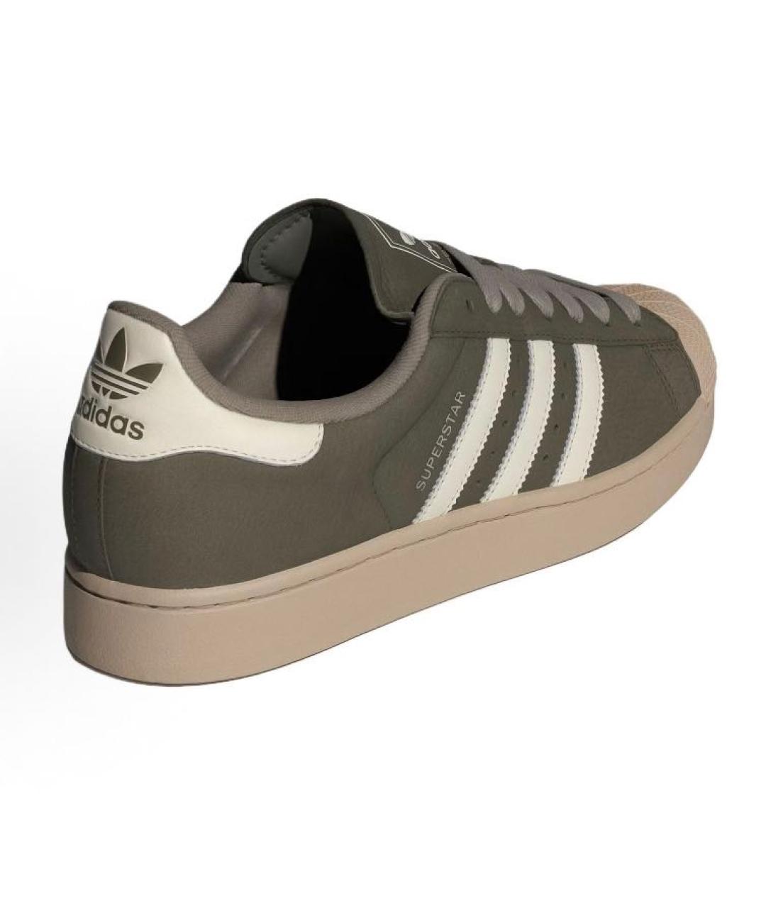 ADIDAS Хаки замшевые кроссовки, фото 5