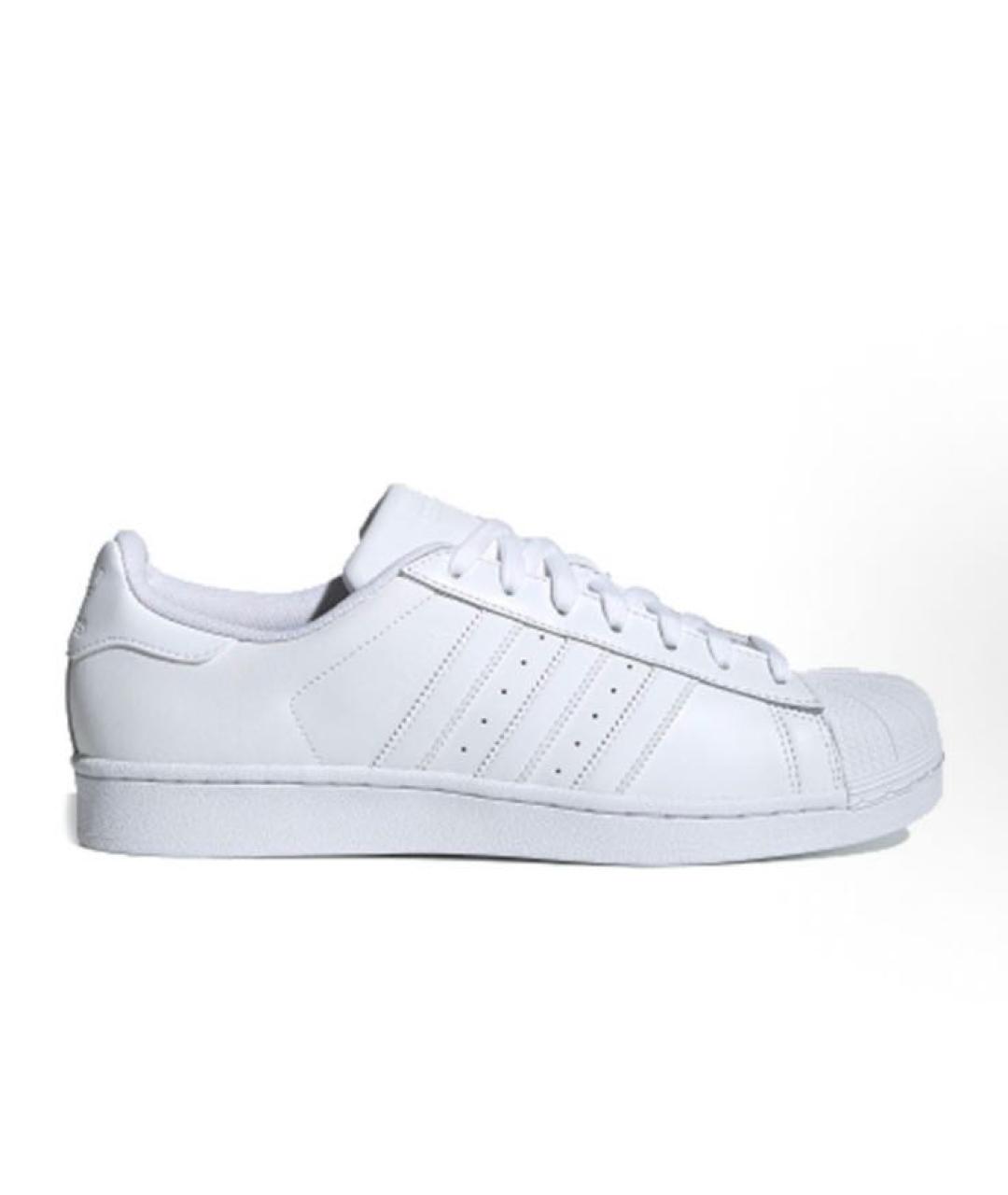 ADIDAS Белые кожаные кроссовки, фото 6