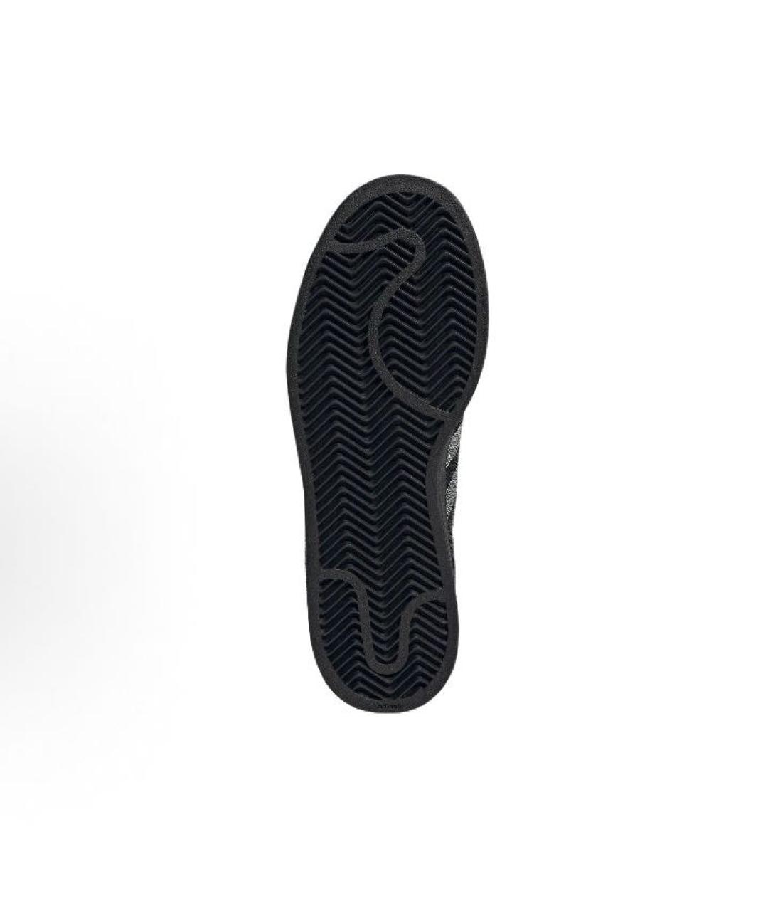 ADIDAS Черные текстильные кроссовки, фото 6