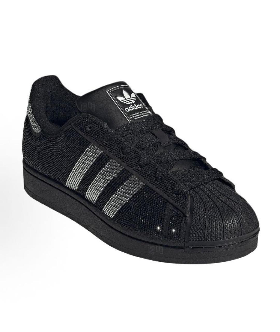 ADIDAS Черные текстильные кроссовки, фото 3