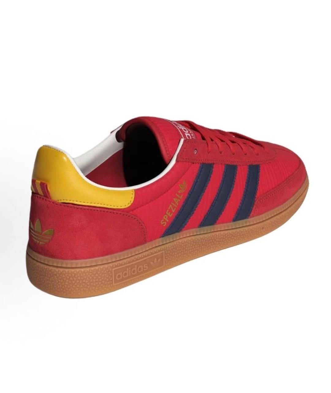 ADIDAS Красные текстильные кроссовки, фото 4