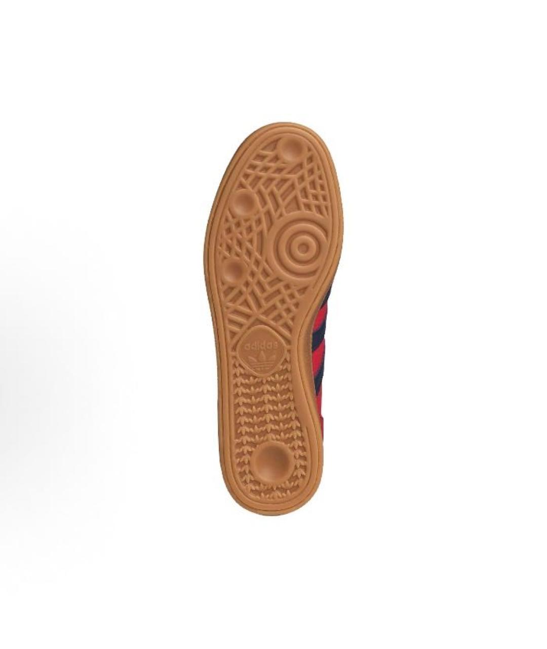ADIDAS Красные текстильные кроссовки, фото 6