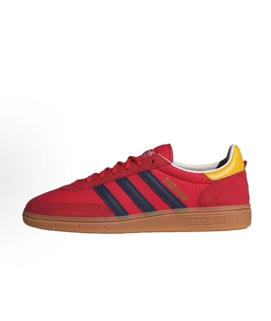 ADIDAS Красные текстильные кроссовки, фото 2