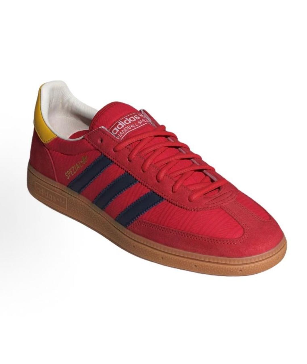 ADIDAS Красные текстильные кроссовки, фото 3