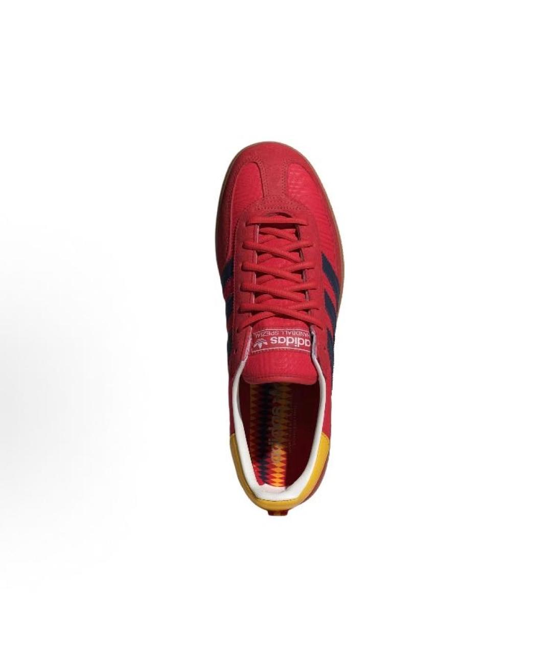 ADIDAS Красные текстильные кроссовки, фото 5