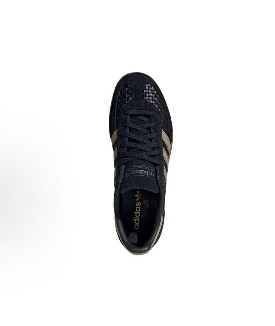 ADIDAS Черные кожаные кроссовки, фото 3
